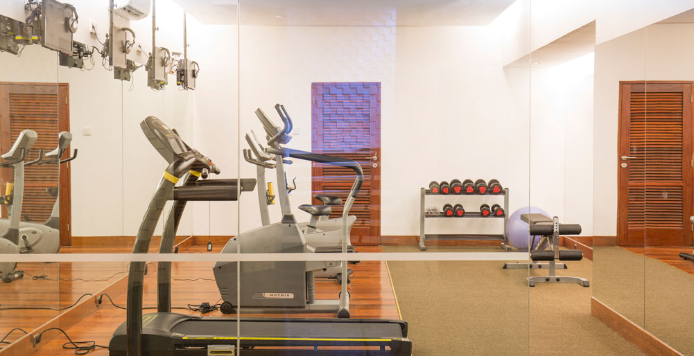 Villa Bayu Gita Beachfront - Private gym